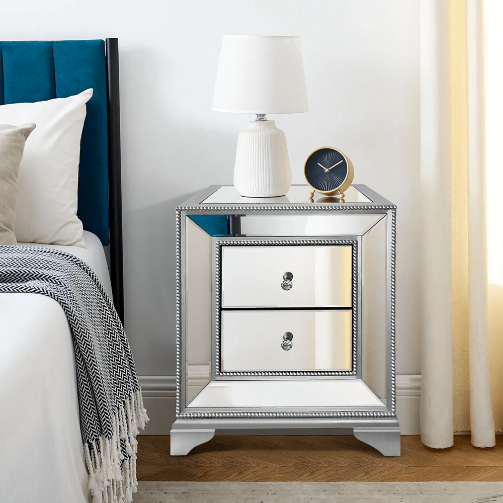 Elegance Mirror Bedside Table