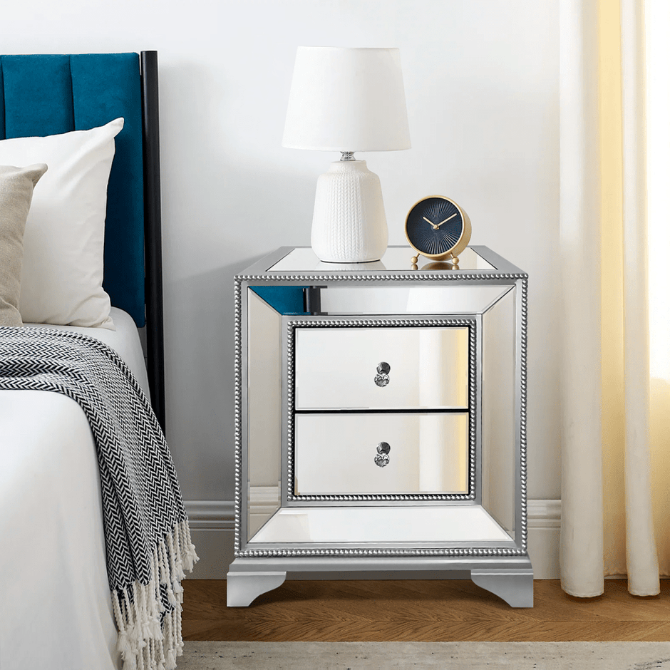 Elegance Mirror Bedside Table