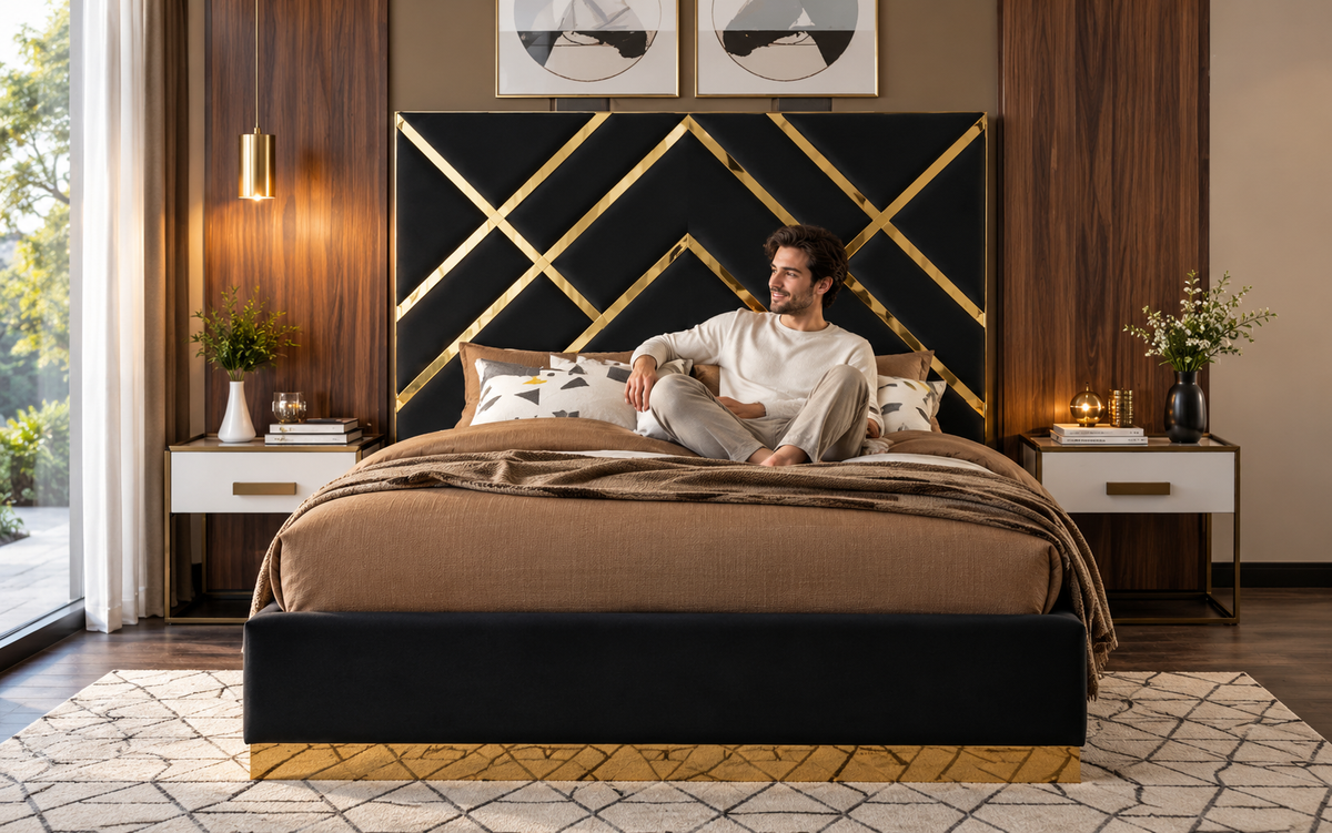 Matrix 866 Velvet Bed Frame