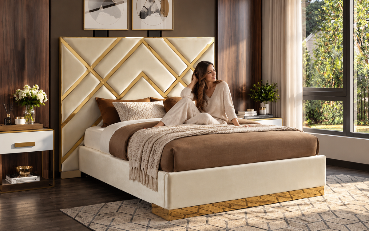 Matrix 866 Velvet Bed Frame
